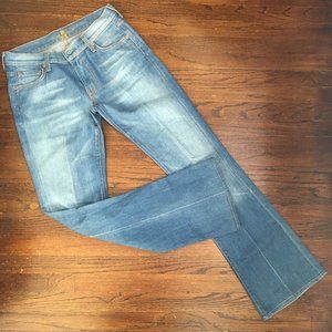 7 For All Mankind Light Blue Boot Cut Jeans